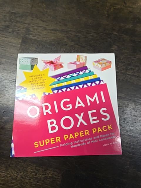 Origami Boxes Book