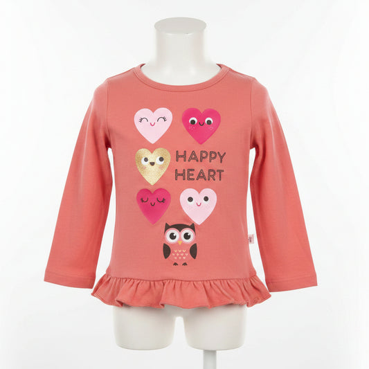 Pink Heart Jumping Bean Longsleeve Shirt, 18M G