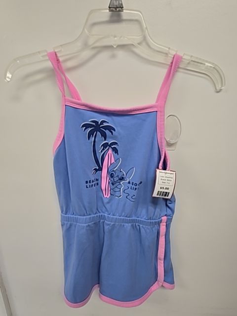 Blue/Pink Stitch Short Romper, 7 G