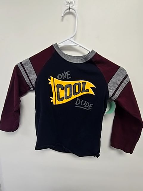 Burgandy/Navy/Grey Garanimals Longsleeve Shirt, 5T B