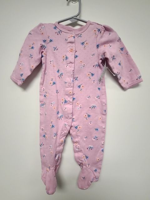 Purple Flower Carters Sleeper, 6M G