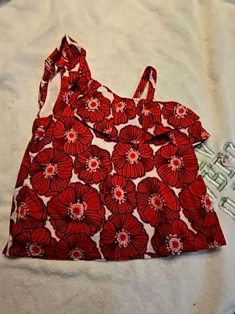 Red/White Flower Janie & Jack Tank Top, 3T G
