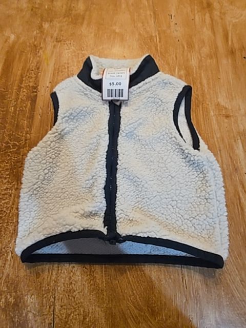 White/Navy Carters Vest, 6M B