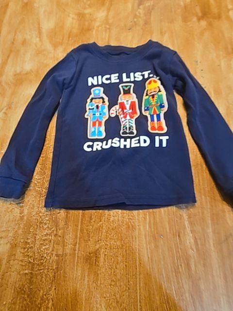 Navy Christmas Childrens Place Pjs, 18M B