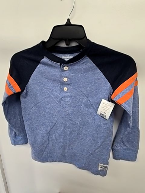 Blue/Navy OshKosh Longsleeve Shirt, 8 B