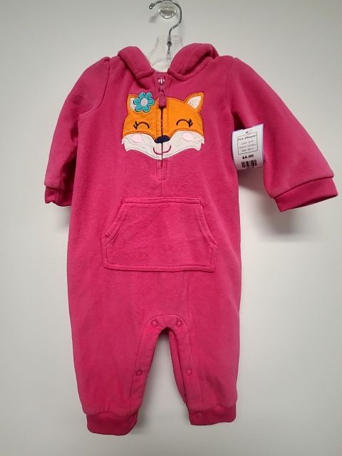 pink Carters Fox Sleeper, 6M G