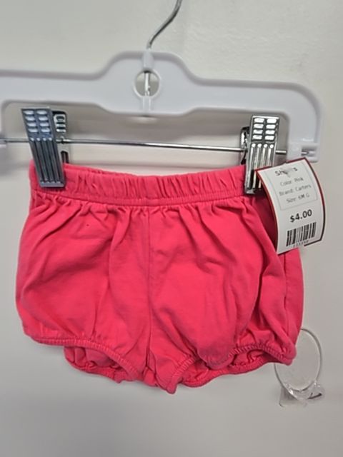 Pink Carters Shorts, 6M G