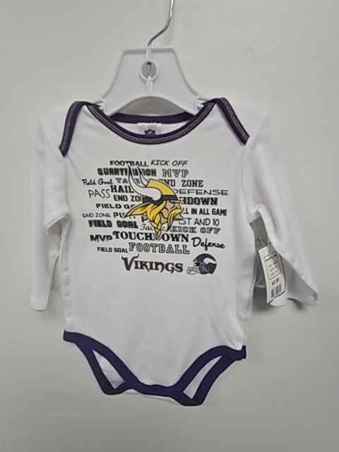 white NFL Onesie Vikings, 3M B