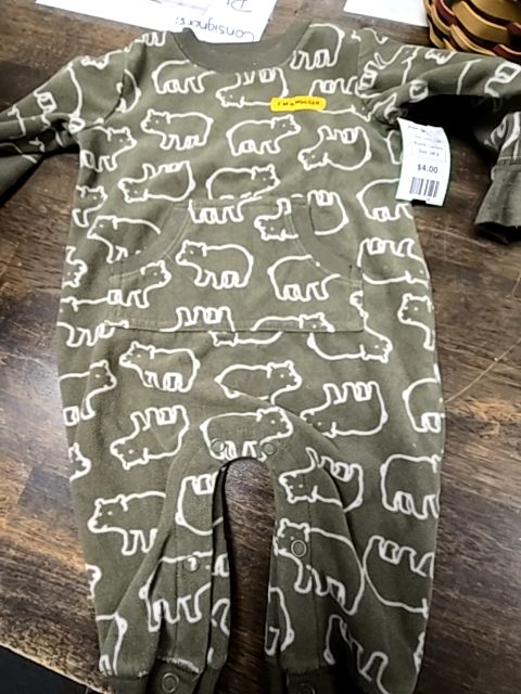Green Bear Carters Pant One Piece, 3M B
