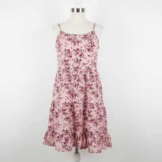 Pink/Purple Flowers Knit Works Dress, 8 G