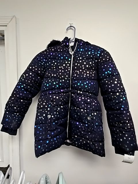 Navy/Colorful Star Members Mark Coat, 8 G