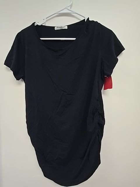 Black Bearsland Maternity Shirt, Large