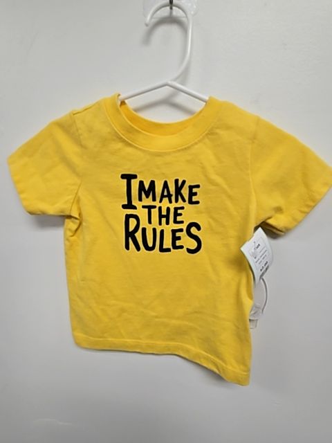 Yellow I Make The Rules Garanimals Shirt, 6M B