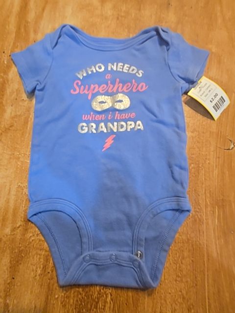 Purple Carters Onesie, 9M G