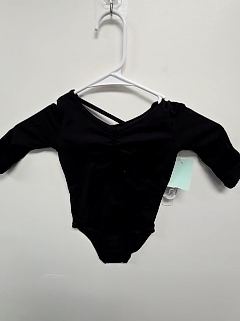 Black Danskin Dance Leotard, 2T-3T G
