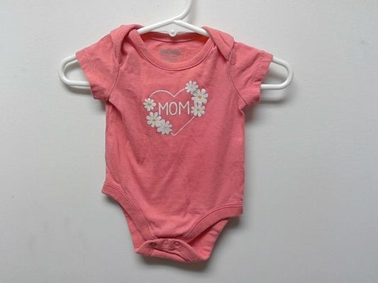 Pink Gymboree Mom onesie, NB G