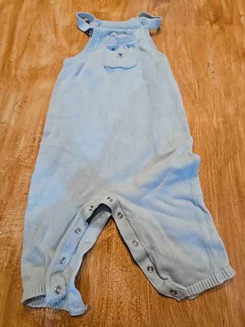 Blue Carters Bear one piece bibs, 9M B