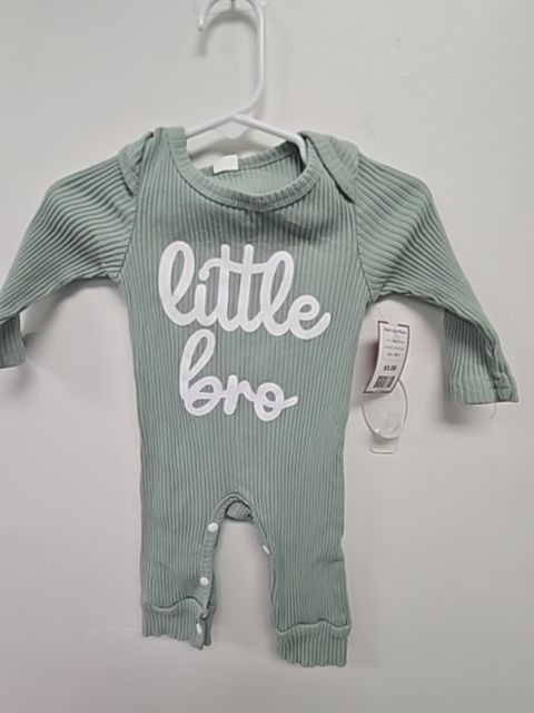 Green Little Bro Boutique Pant One Piece, NB B