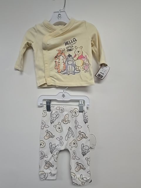 Yellow/White Winnie The Pooh Disney Outfit, 3M B