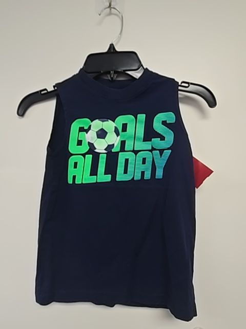 Navy/Green Soccer Carters Tank Top, 4T B