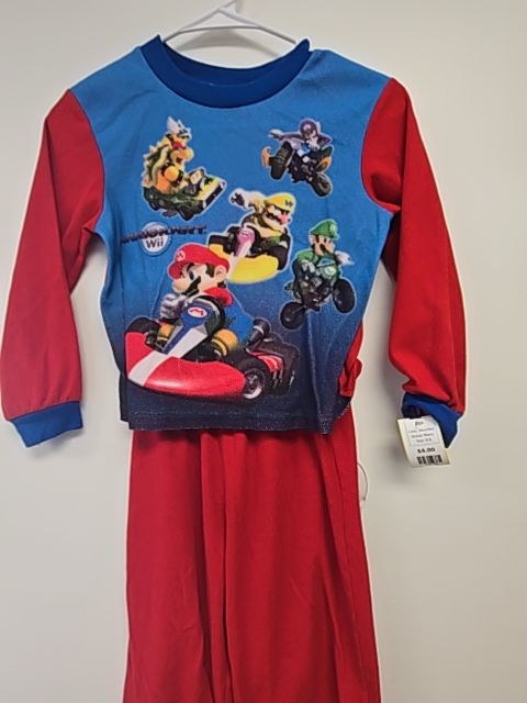 Blue/Red Mario Pjs, 8 B