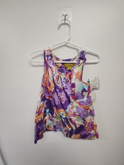 Purple/Colorful Nicole Miller Tank Top, 2T G
