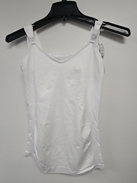 White Eko Nursing Tank Top, Medium