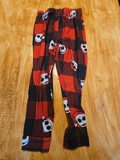 Red/Black Plaid The Nightmare Before Christmas Pjs, 6 B