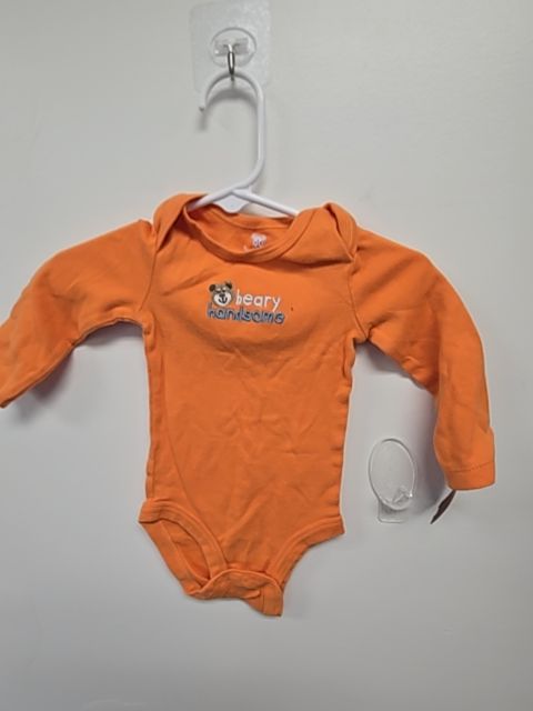 Orange Koala Baby Longsleeve Onesie, 6M B