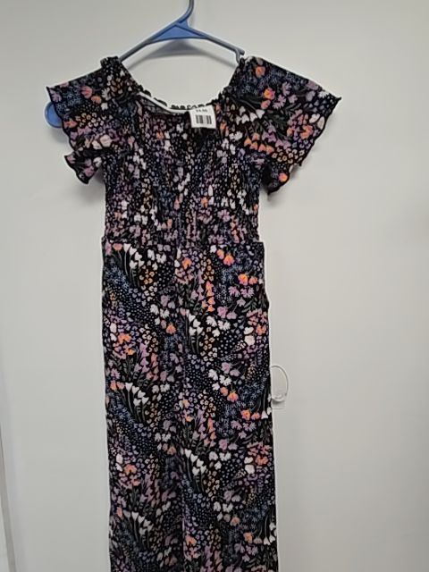 Black/Colorful Flowers Wonder Nation Pant One Piece, 6 G
