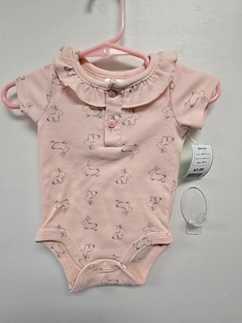 Pink Bunny Little Beginnings Onesie, 3M G