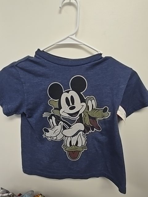 Blue Mickey Disney Shirt, 4T B