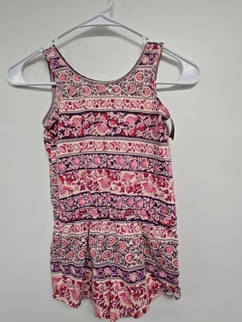 Pink/Purple/Red Childrens Place Short Romper, 5T G