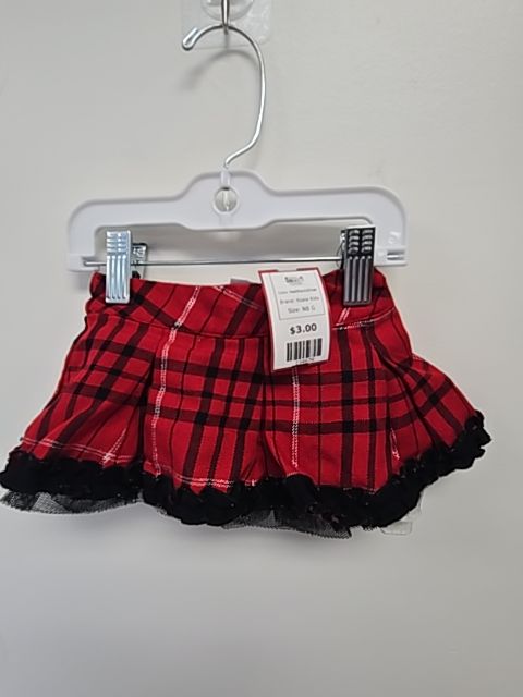 Red/Black/Silver Koala Kids Skirt, NB G