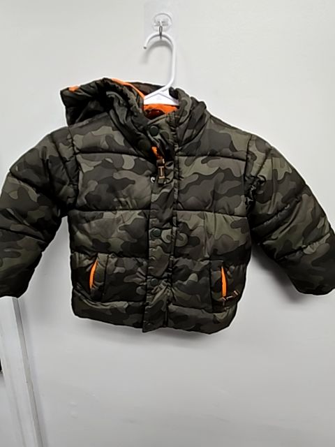 Green Camo Amazon Essentials Jacket, 2T B