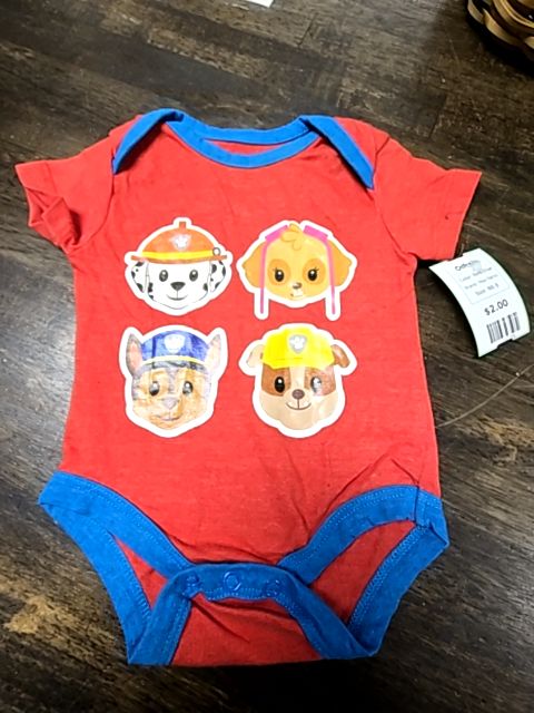 Red/Blue Paw Patrol Onesie, NB B