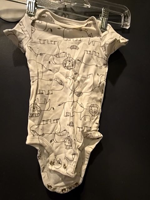 White Simple joys Animal onesie, 3M B