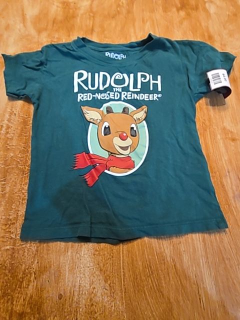 Green Rudolph Shirt, 3T B