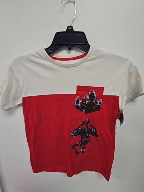 Tan/Red Spiderman Shirt, 10 B