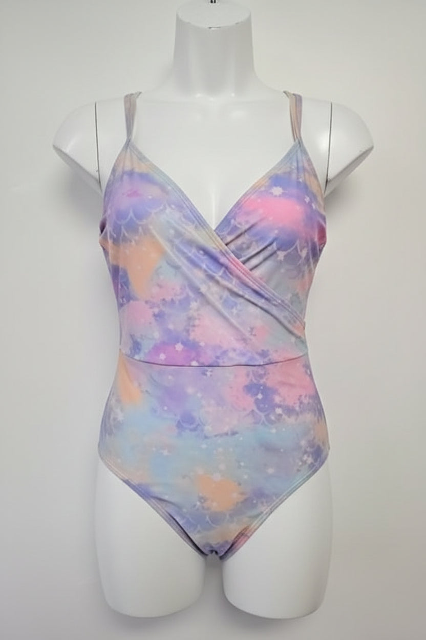 Purple Mermaid Wonder Nation Swim Suit, 14 G