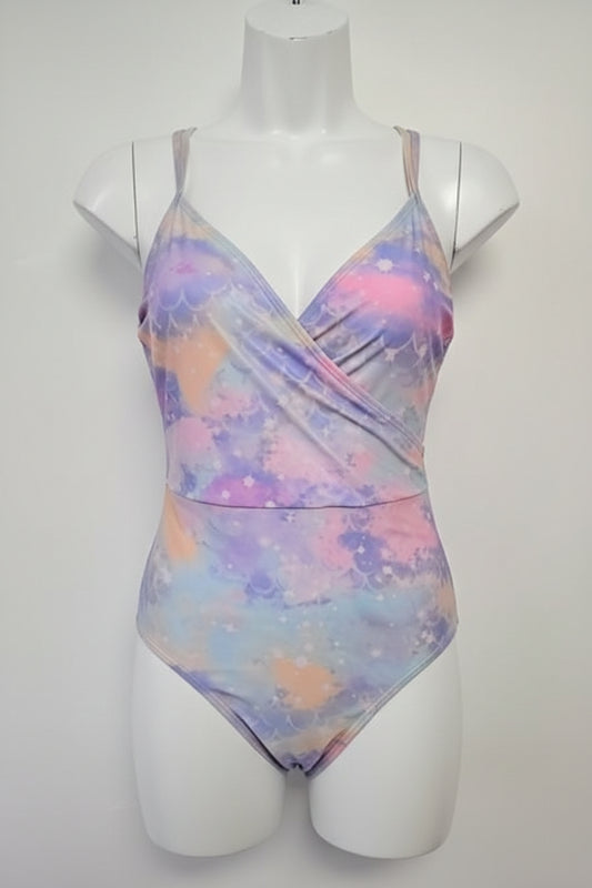 Purple Mermaid Wonder Nation Swim Suit, 14 G