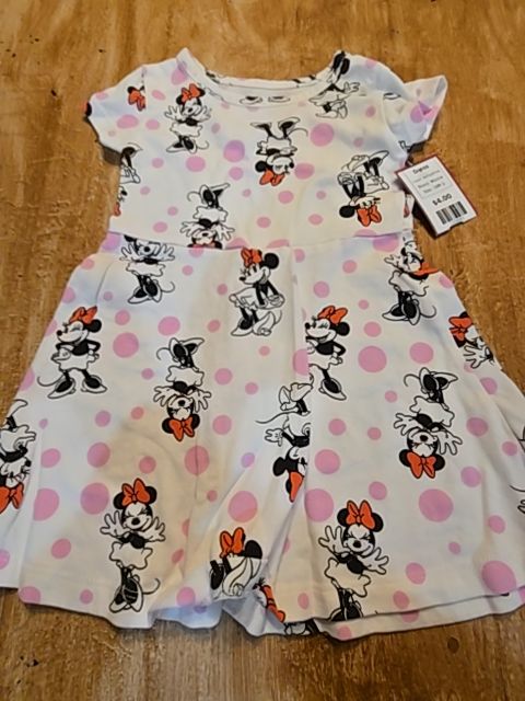 White/Pink Minnie Dress, 18M G