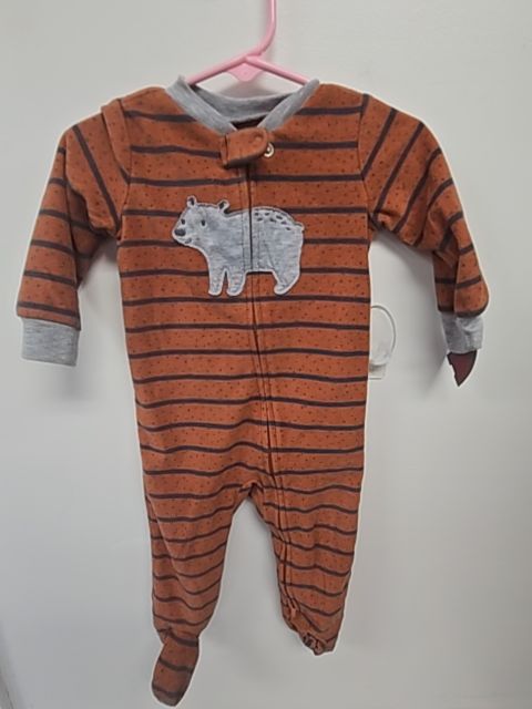 Brown/Grey Bear Carters Sleeper, 6M B