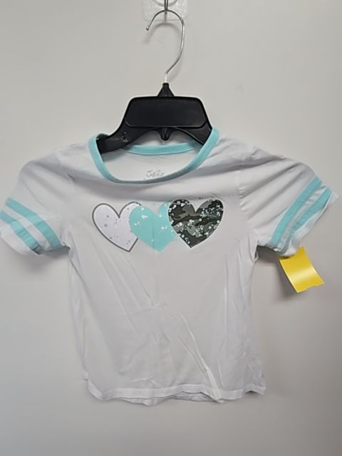 White/Blue Hearts Justice Shirt, 7 G