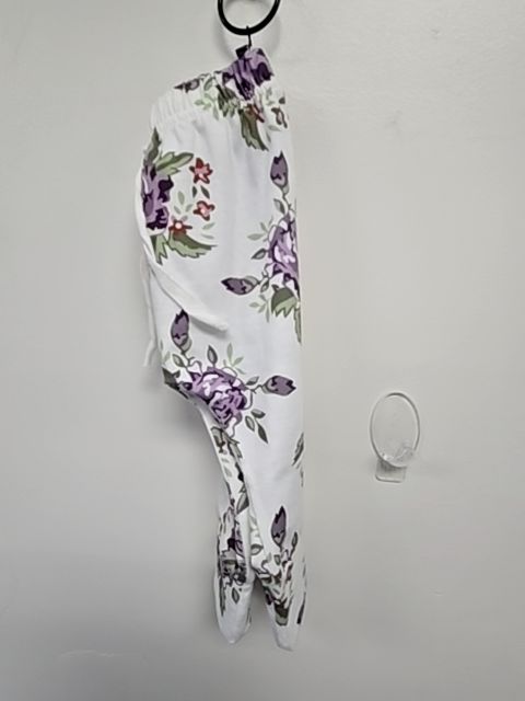 Purple/White Flowers Boutique Outfit W/Bow, 6M G