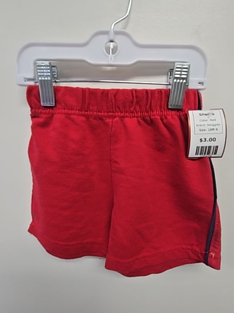 Red Swiggles Shorts, 18M B