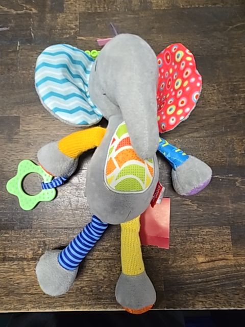 Grey Elephant Nuby Baby Carseat Toy