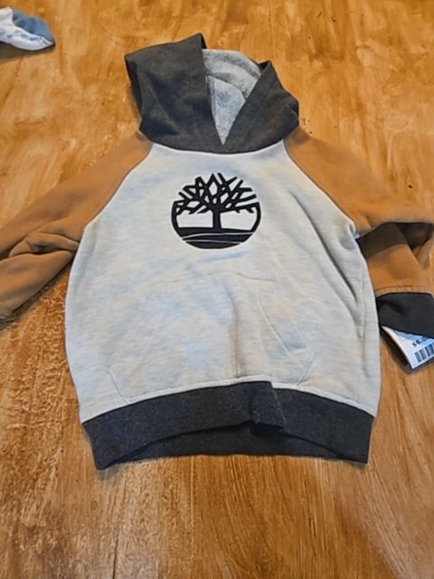 Grey/Brown Timberland Outfit, 2T B