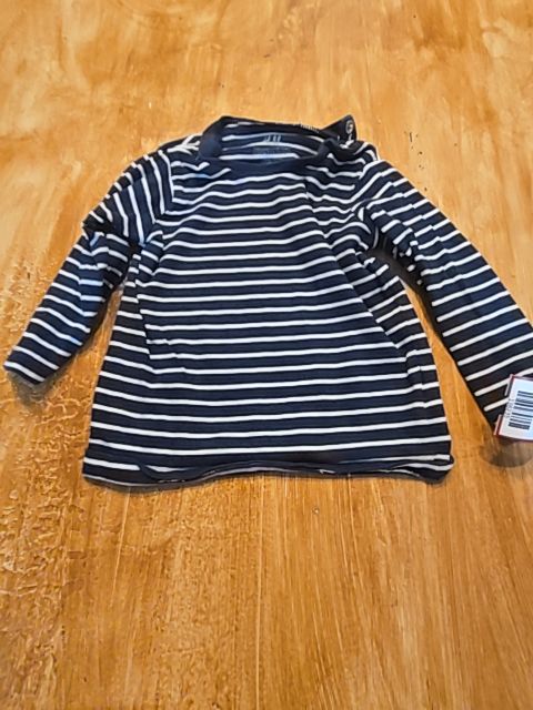 Navy/White Striped H&M Longsleeve Shirt, 3M B