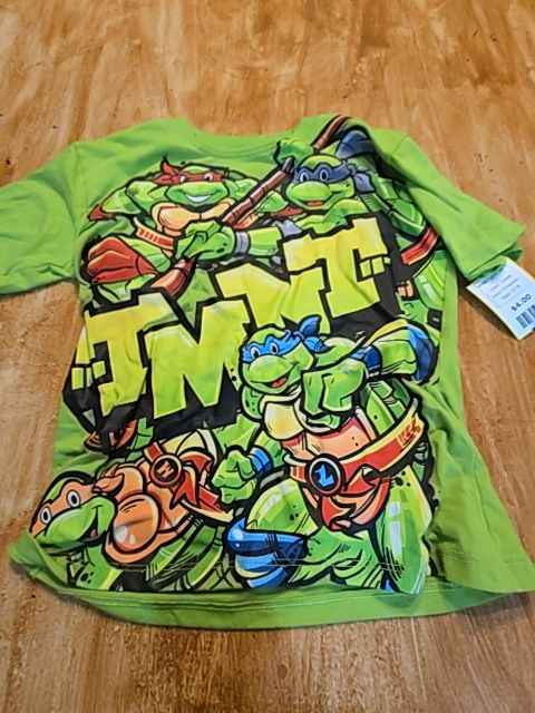 Green Nickelodeon ninja turtle shirt, 5T B